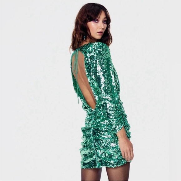NWT for love and lemons marais sequin dress - Picture 2 of 5